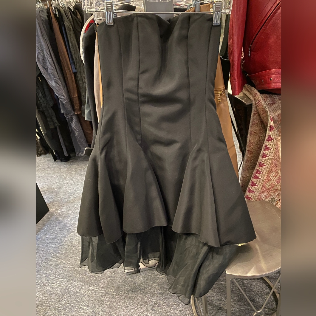 Sz 8 Nwt Giamba Strapless Dress